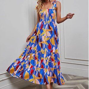 Kinstell Summer Boho Maxi Dress